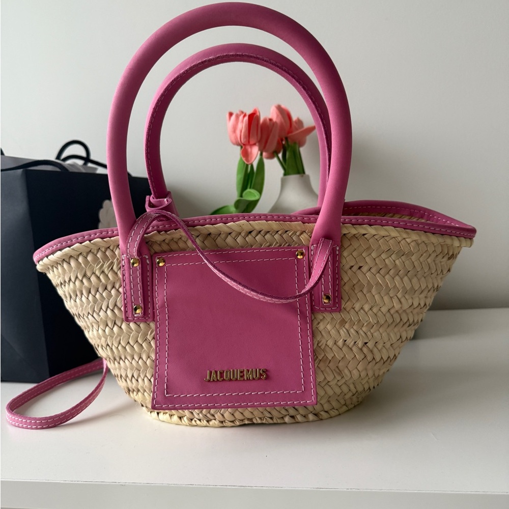 Jacquemus Pink and Tan Women's Bag